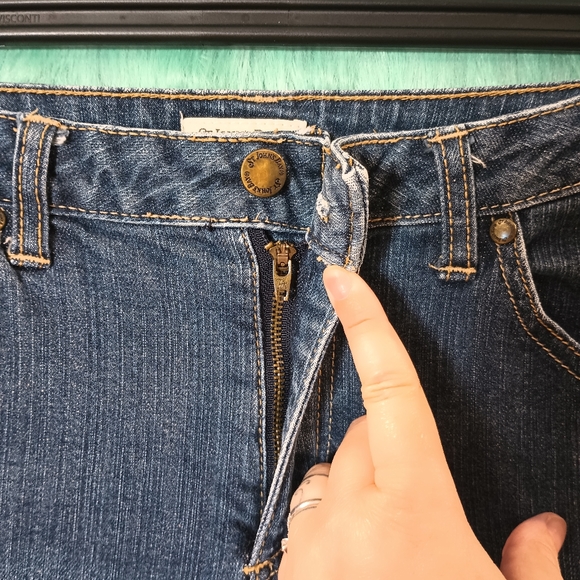 St John's Bay Petite Stretchboot Boot Cut Jeans Size 10p - Picture 6 of 8